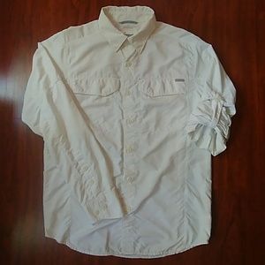 Columbia Button Down Shirt with Sun Protection.